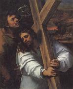 Sebastiano del Piombo Jesus Carrying the Cross Spain oil painting artist